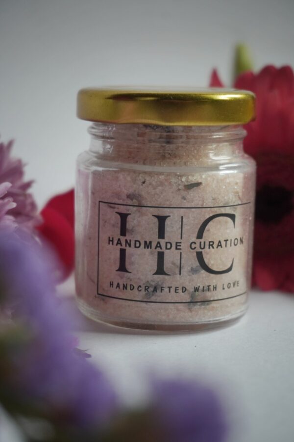 mixed flower bath salt 100gm floral aromatherapy relaxing bath soak