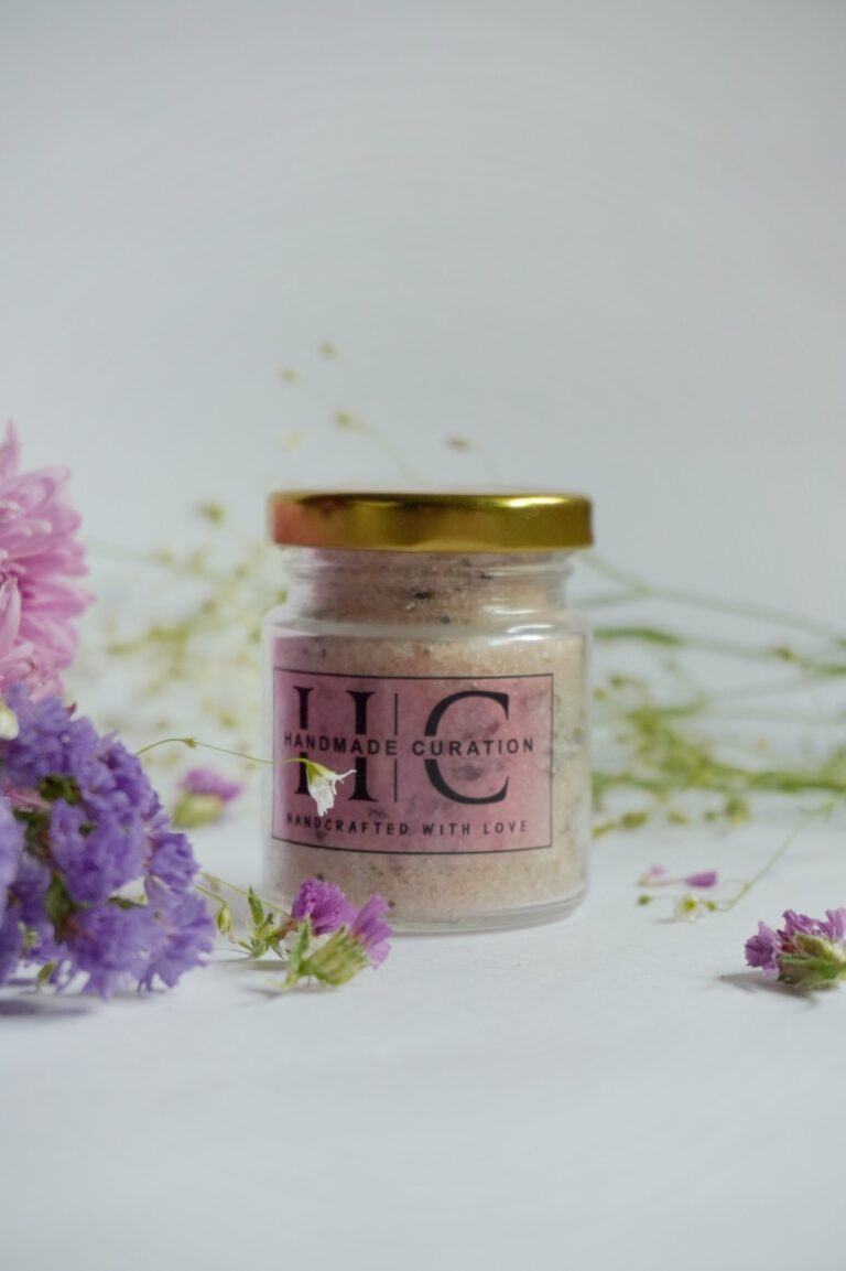 Handmadeurationlavendebathsalt
